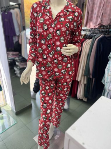 Пижама с яка