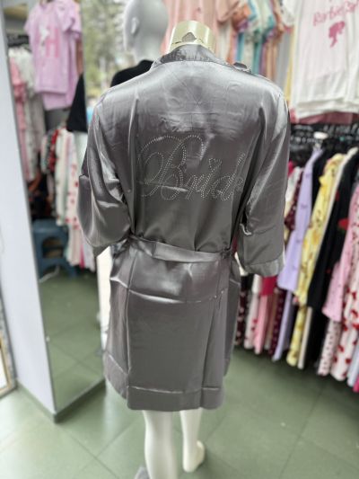 Сатенен халат Bride 